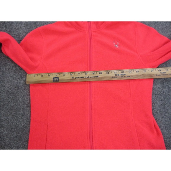 Spyder Fleece Jacket Womens Small Pink Full Zip Embroidered Logo Outdoor - Picture 8 of 16